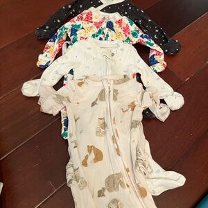 Adorable Baby Footed Pajamas Set